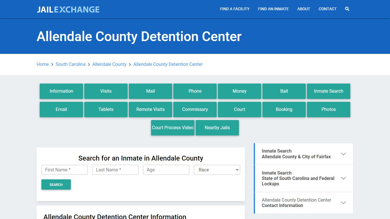 Allendale County Detention Center - Jail Exchange