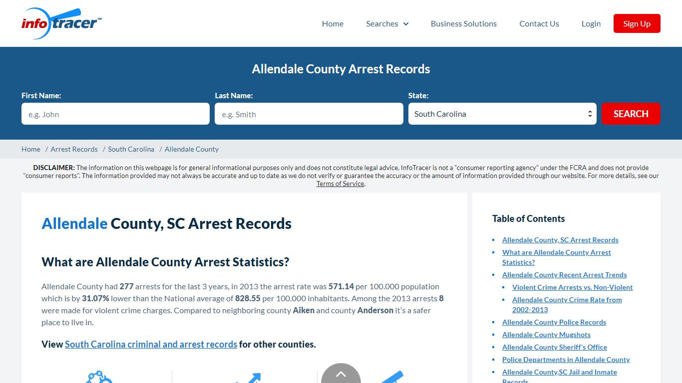 Allendale County, SC Arrests, Mugshots & Jail Records - InfoTracer